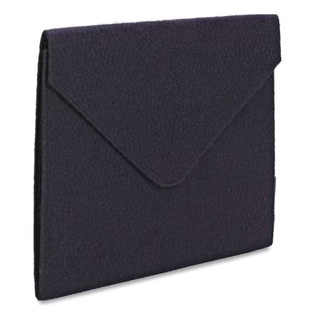 Smead Soft Touch Cloth Expanding Files, 2" Expansion, 1 Section, Letter Size, Dark Blue 70922